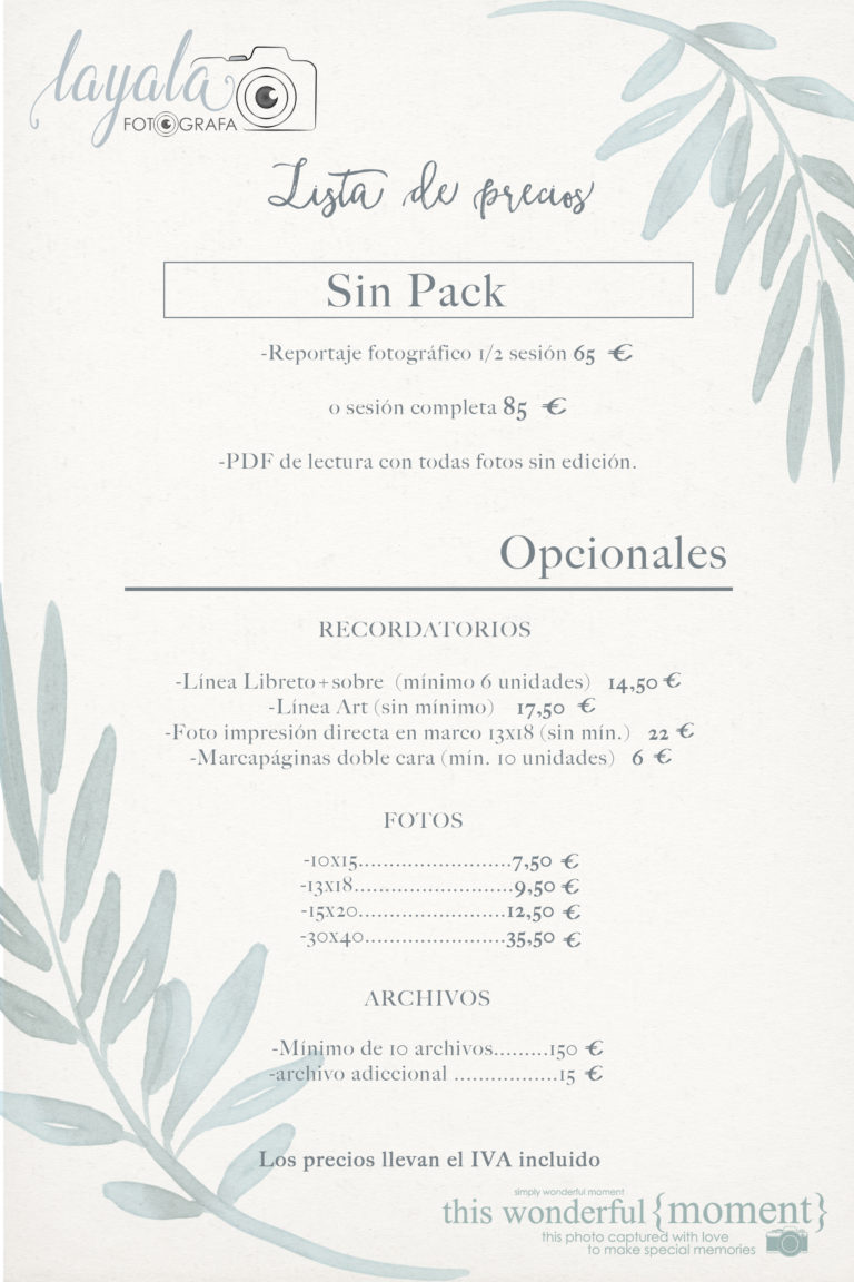 Sin pack comunión 26