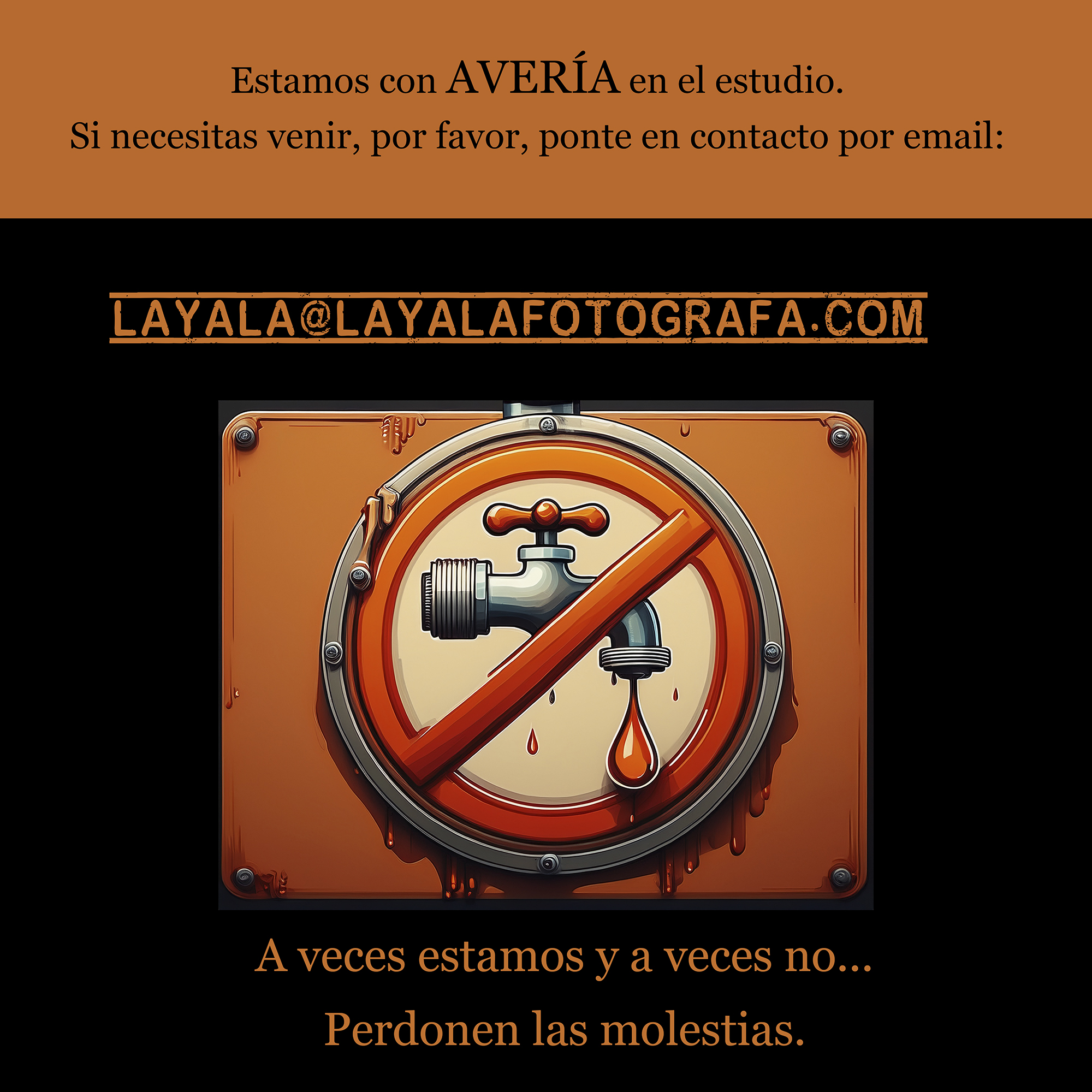cerrado intermitentemente por avería